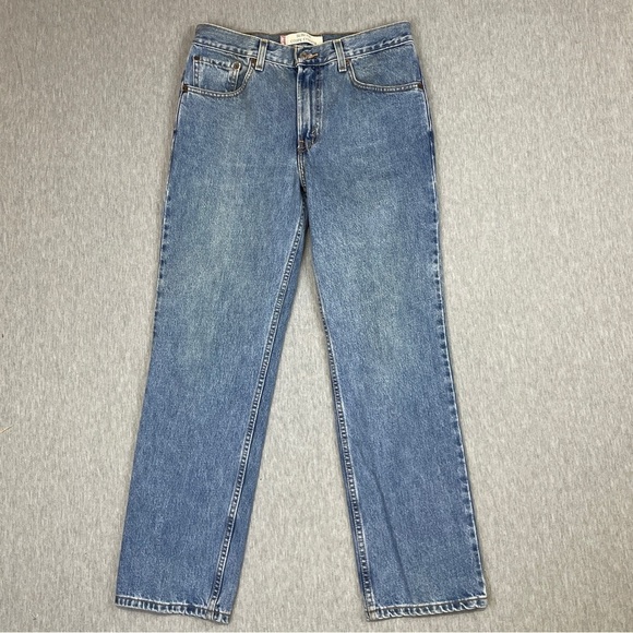 Levi’s 516 Men’s Jeans Size 33 x 30 Vintage Tag Slim Fit Straight Leg Light Wash - Picture 2 of 11